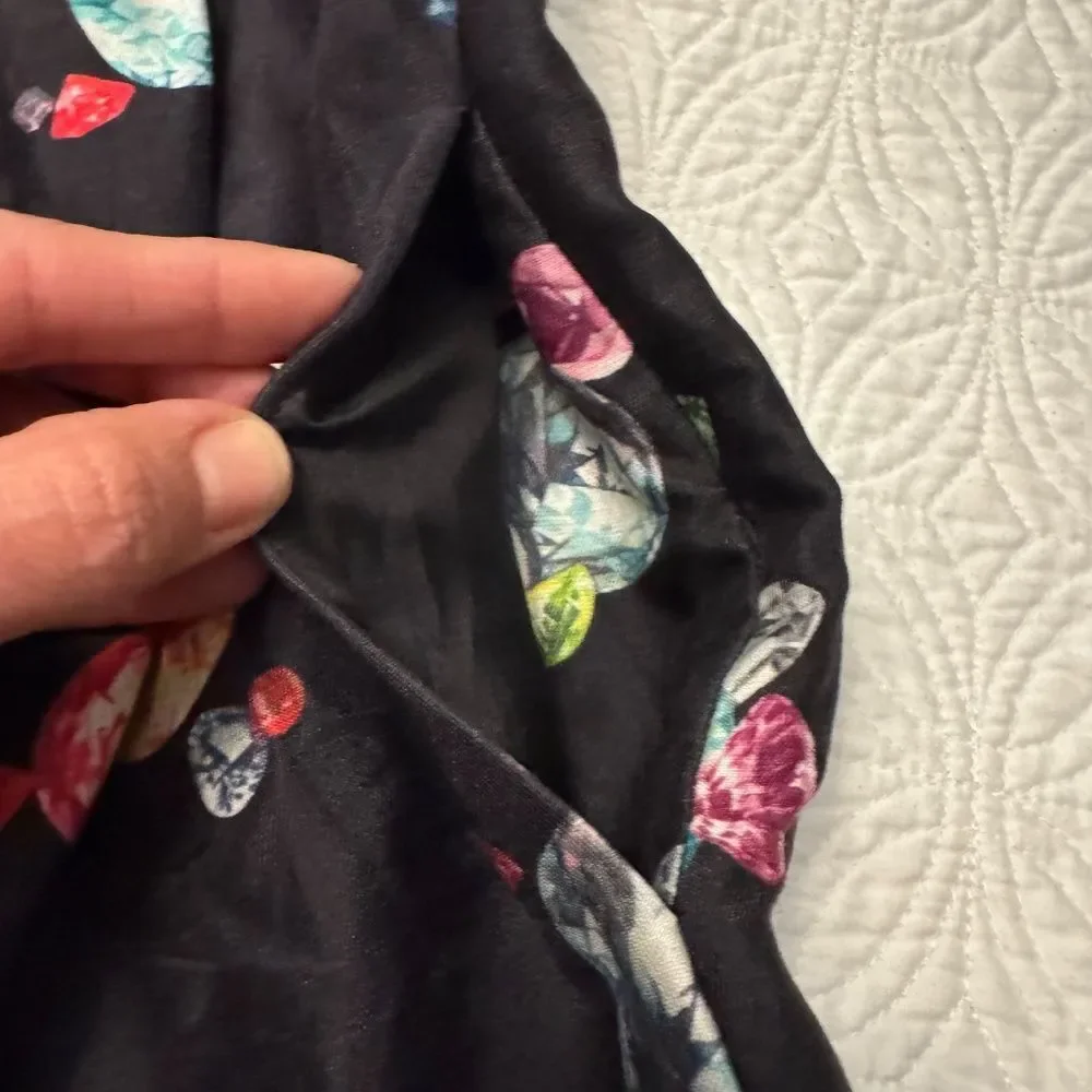 Kate Spade Jewel Mini Skirt Black Multi Colored Size 0
